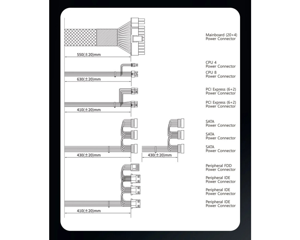 Захранване Zalman 500W Bronze - ZM500-GV2 SE 17