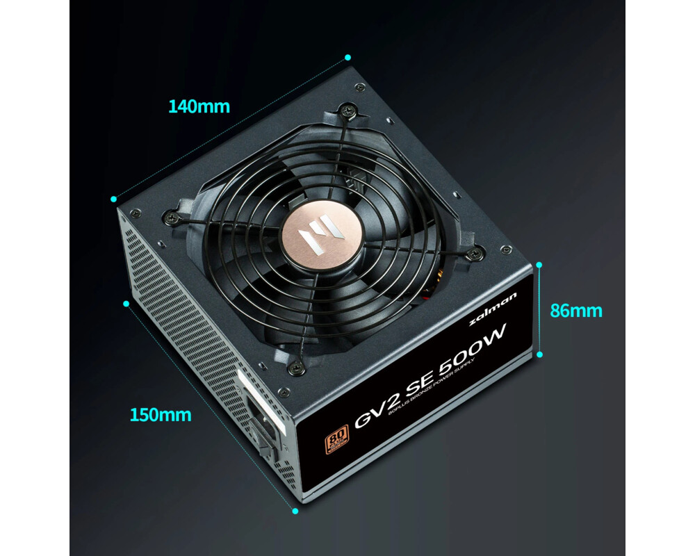 Захранване Zalman 500W Bronze - ZM500-GV2 SE 6