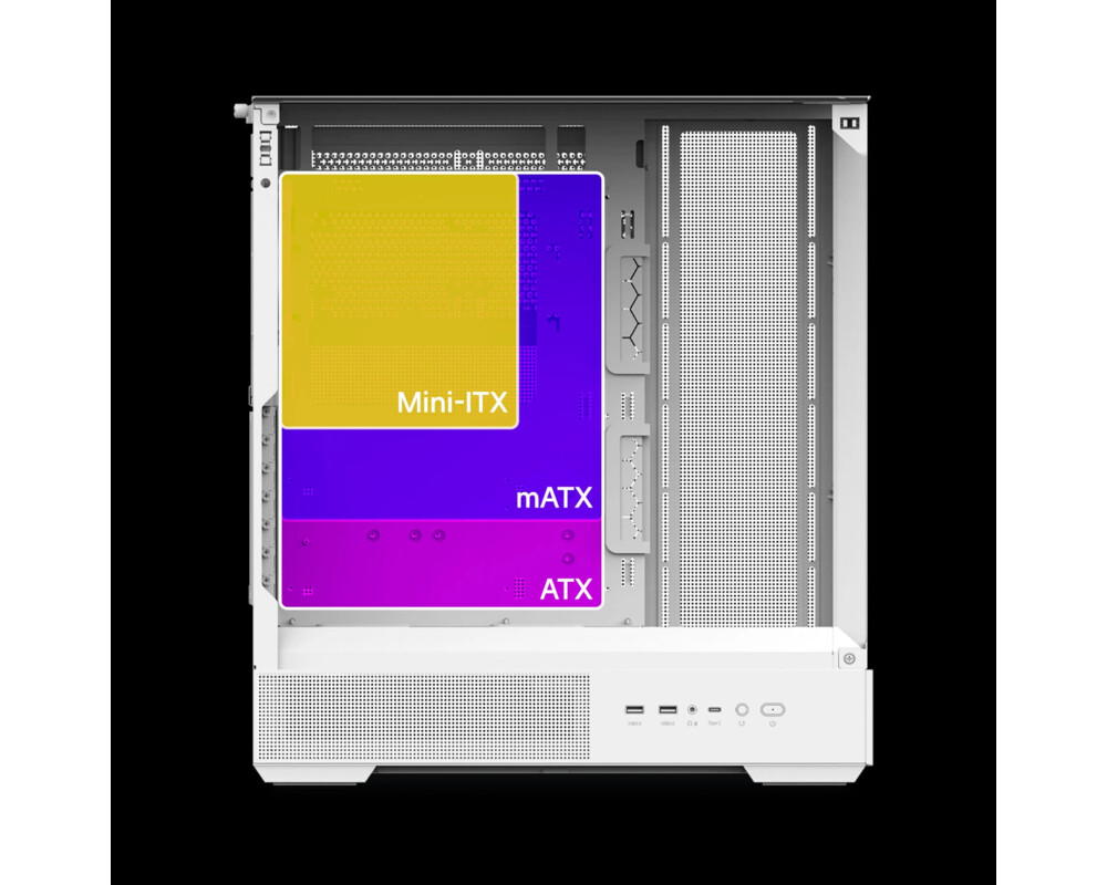 Кутия Zalman ATX - P40 Prism White 32