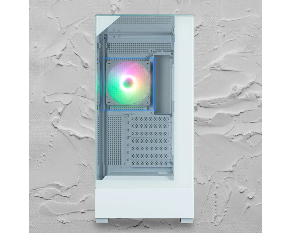 Кутия Zalman ATX - P40 Prism White 27