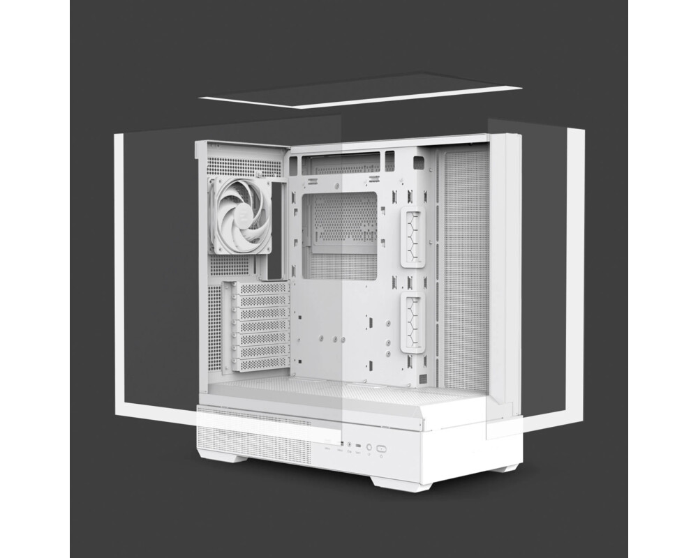 Кутия Zalman ATX - P40 Prism White 13