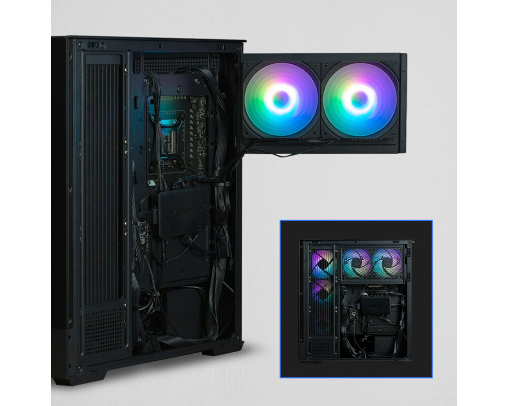 Кутия Zalman ATX - P40 Prism White 18
