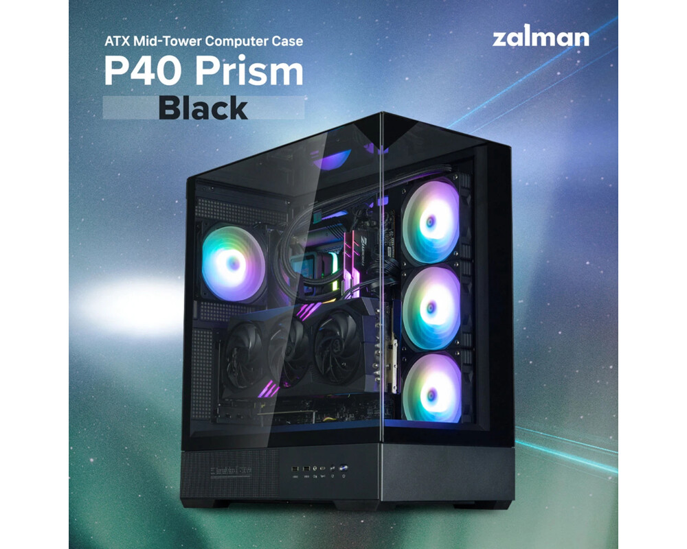 Кутия Zalman ATX - P40 Prism Black 32