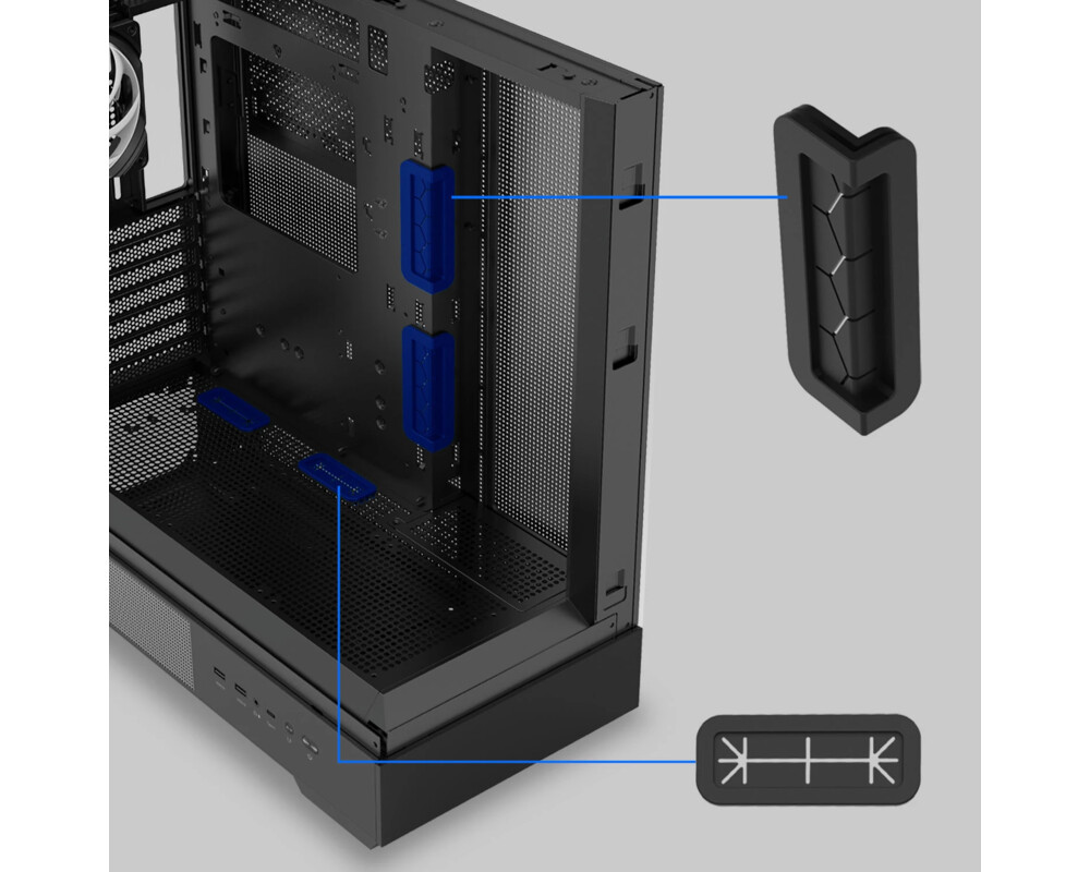 Кутия Zalman ATX - P40 Prism Black 37