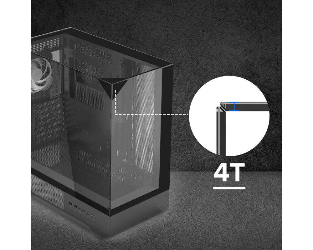 Кутия Zalman ATX - P40 Prism Black 16