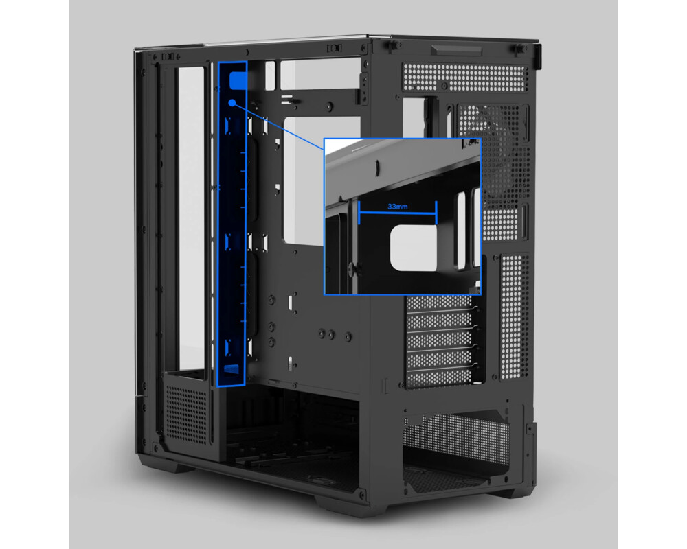 Кутия Zalman ATX - P40 Prism Black 21