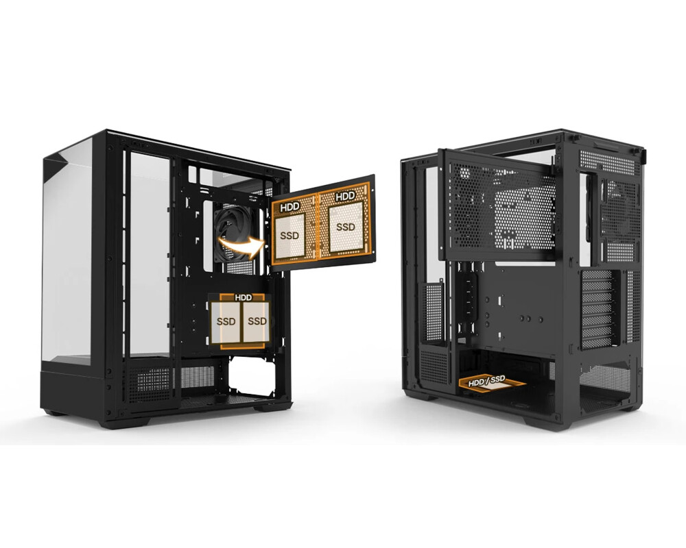 Кутия Zalman ATX - P40 Prism Black 30