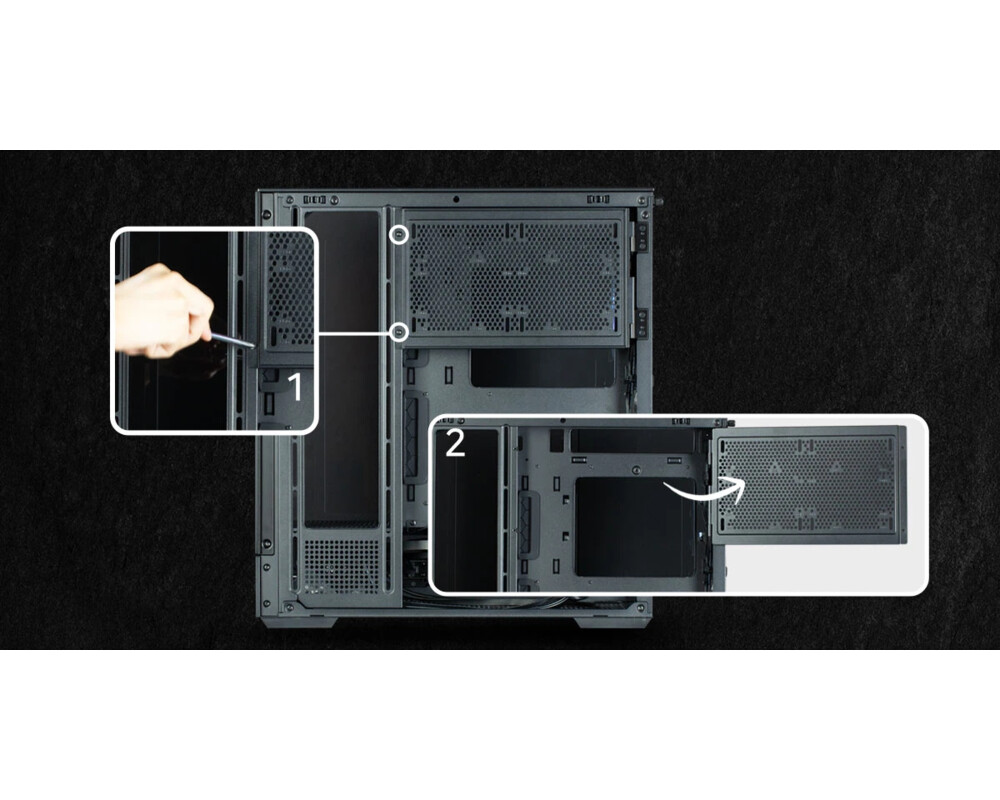 Кутия Zalman ATX - P40 Prism Black 26