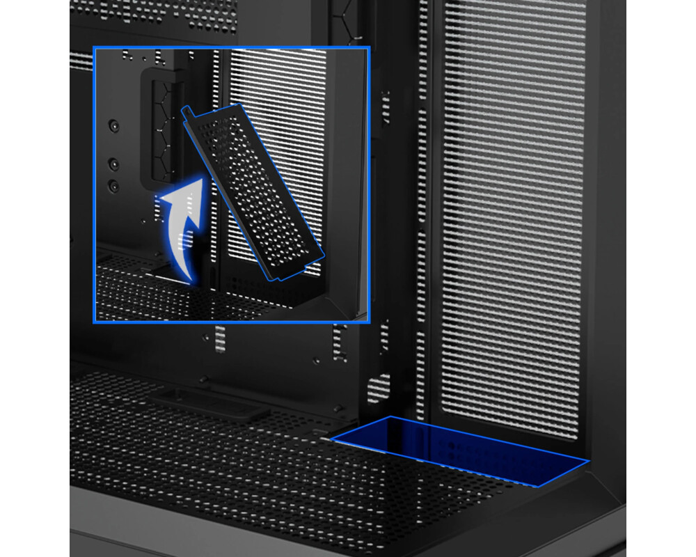 Кутия Zalman ATX - P40 Prism Black 23