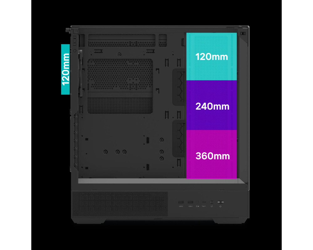 Кутия Zalman ATX - P40 Prism Black 34