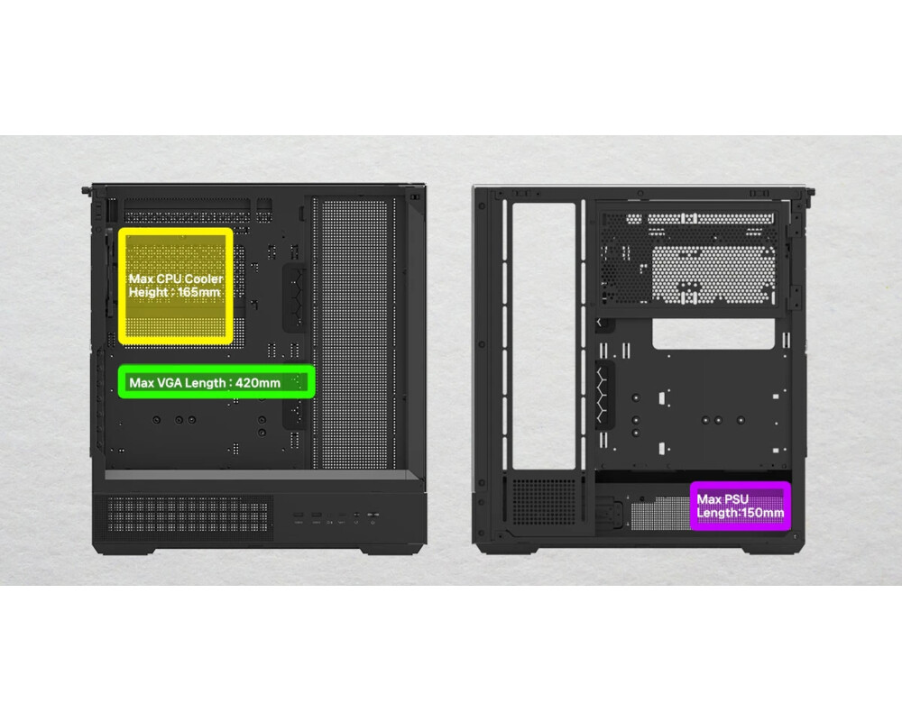 Кутия Zalman ATX - P40 Prism Black 22