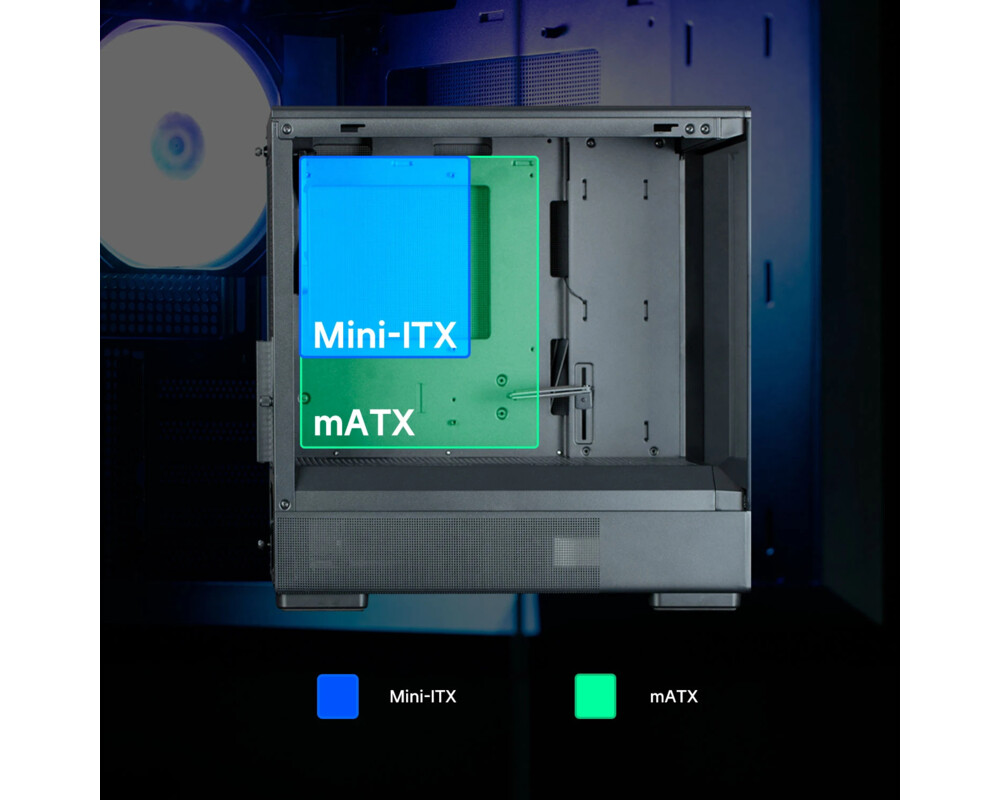 Кутия Zalman mATX - P10 Black 13