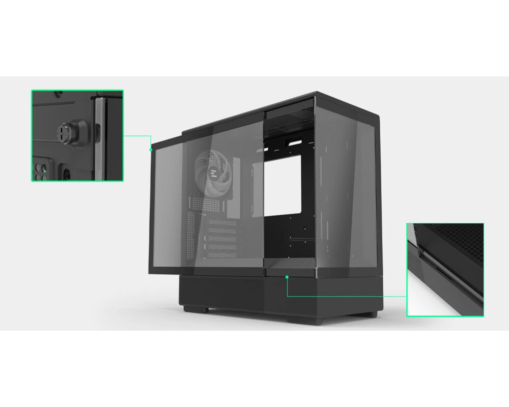 Кутия Zalman mATX - P10 Black 22