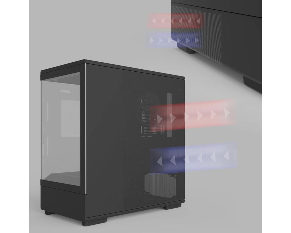 Кутия Zalman mATX - P10 Black 12