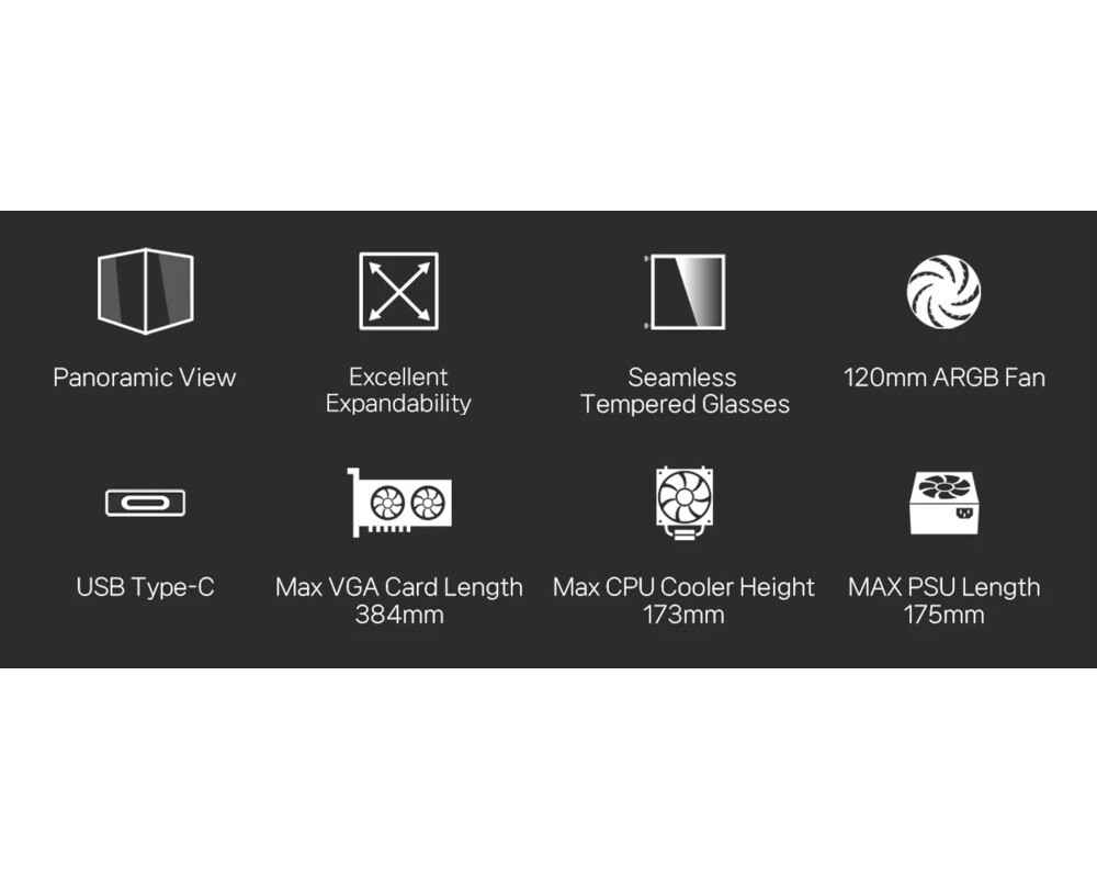 Кутия Zalman mATX - P10 Black 24