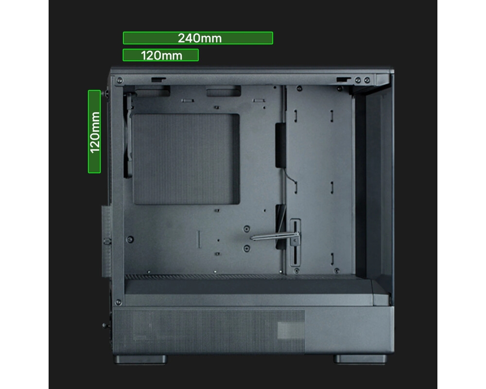 Кутия Zalman mATX - P10 Black 14