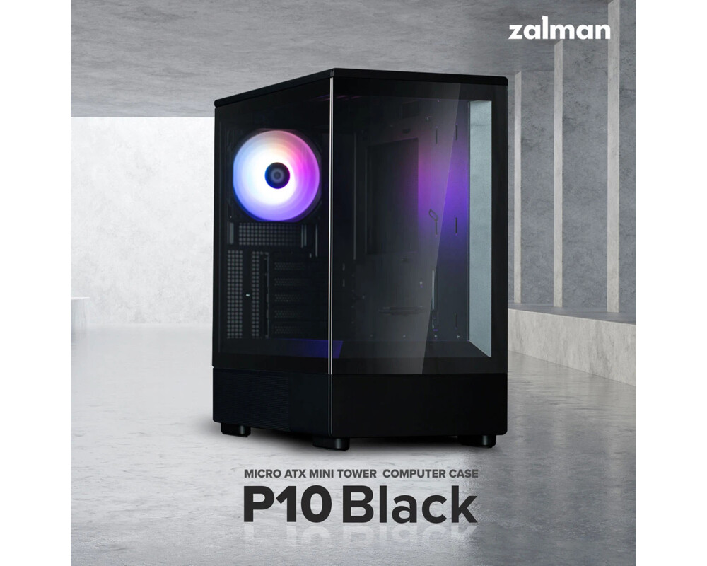 Кутия Zalman mATX - P10 Black 11