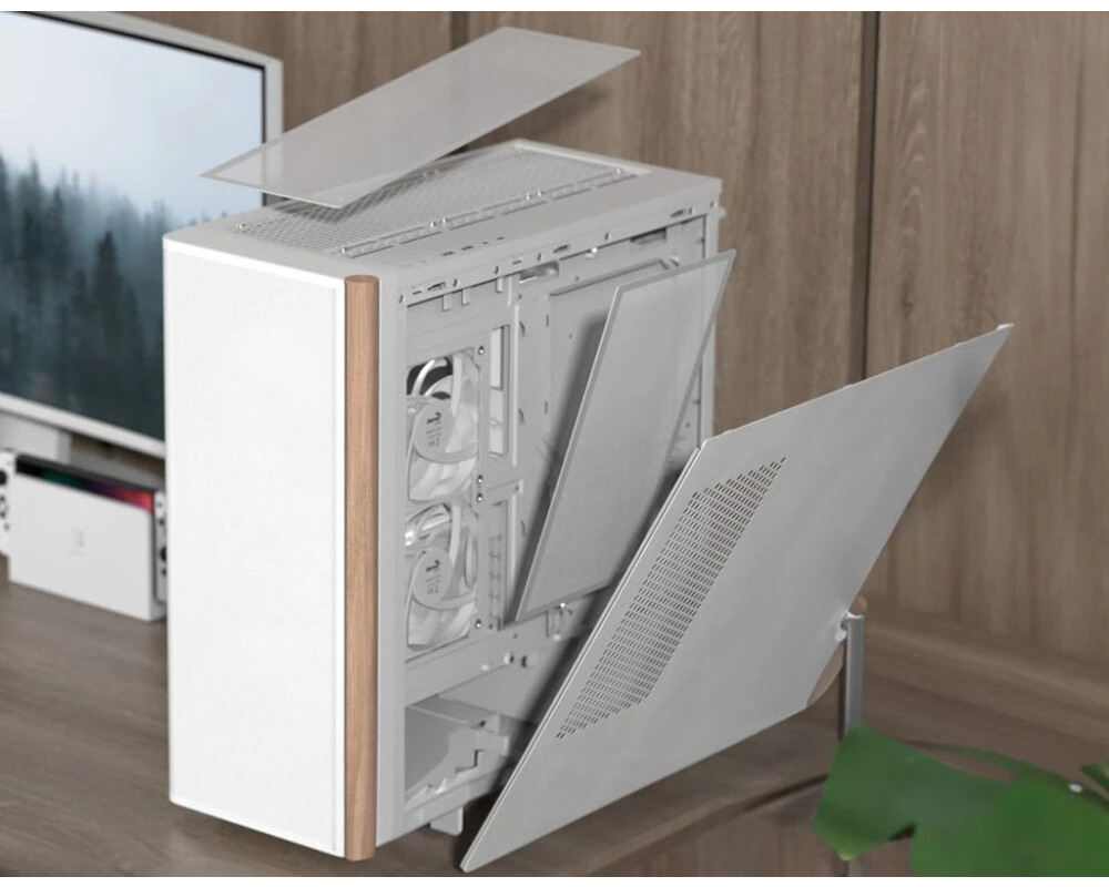 Кутия AeroCool ATX - D501A White 15