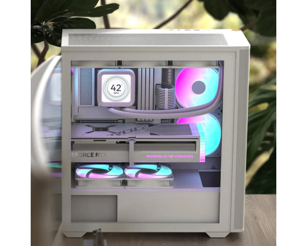 Кутия AeroCool ATX - D501A White 4