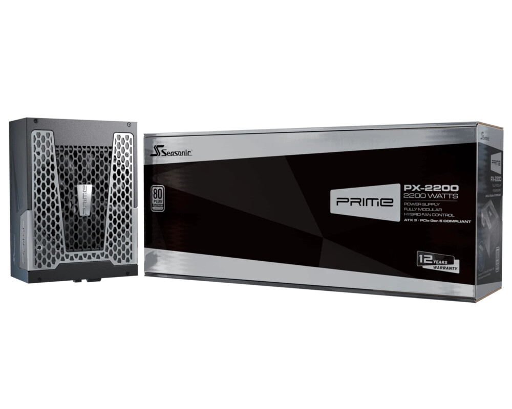 Захранване Seasonic PRIME PX 2200W 80+ Platinum, ATX 3.1 - Full Modular 13