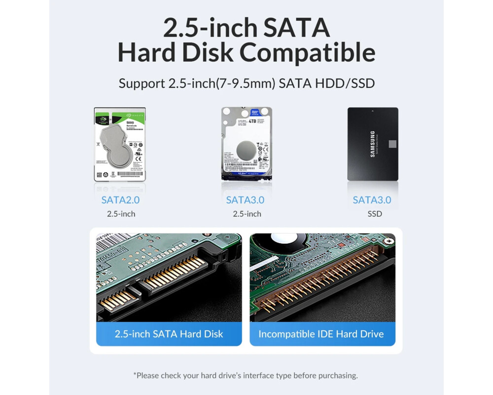 Аксесоар за съхранение Orico външна кутия за диск Storage - Cas... 14