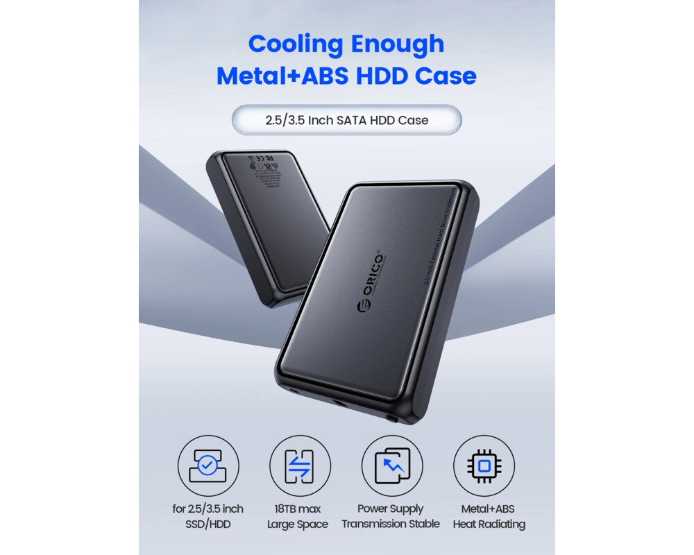 Аксесоар за съхранение Orico кутия за диск Storage - Case - 3.5... 3