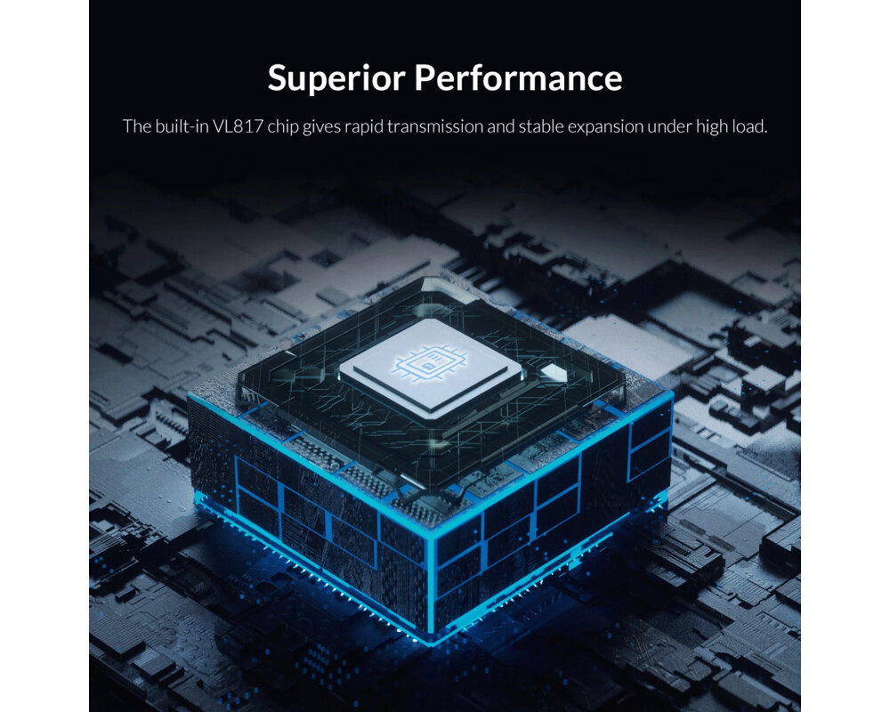 USB хъб Orico USB3.0 HUB 7 port with Power Adapter 9