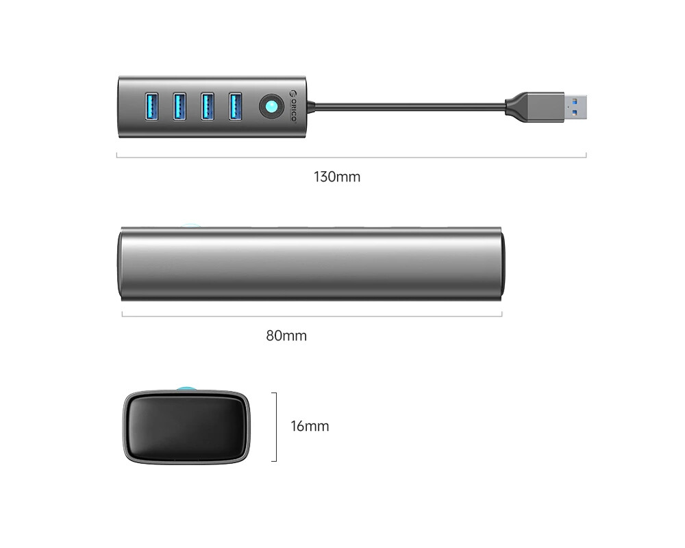 USB хъб Orico HUB USB3.0 4 port 2