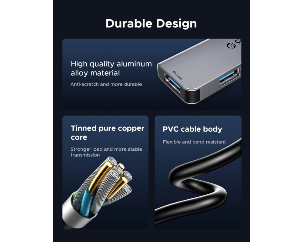 USB хъб Orico HUB USB-C/A 4 port - USB3.0 x 1 11