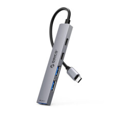  Orico HUB USB-C 5 port - USB3.0 x 1 809401 YSB4-U2-GY-BP на топ цена - PIC.bg