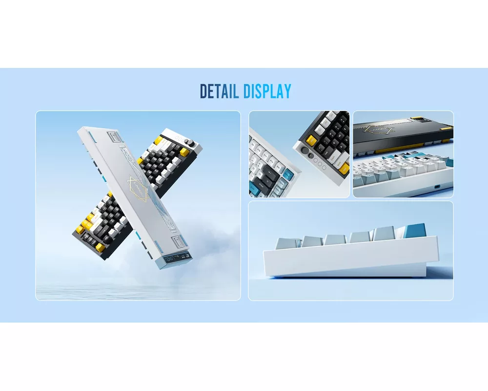 Клавиатура Lamzu професионална геймърска механична клавиатура Professional Gaming Mechanical Keyboard JET 75 - 8K 14