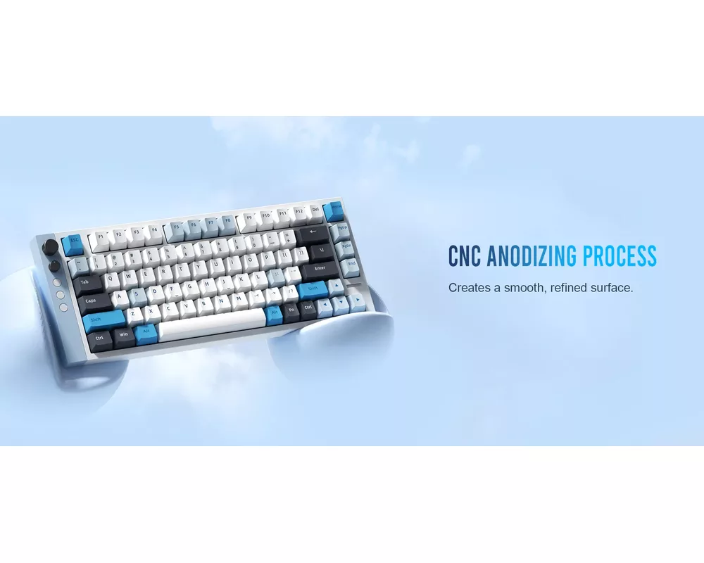 Клавиатура Lamzu професионална геймърска механична клавиатура Professional Gaming Mechanical Keyboard JET 75 - 8K 8