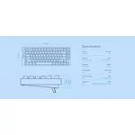 Клавиатура Lamzu професионална геймърска механична клавиатура Professional Gaming Mechanical Keyboard JET 75 - 8K 16