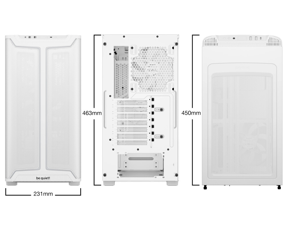 Кутия be quiet! ATX - Pure Base 501 DX White 2