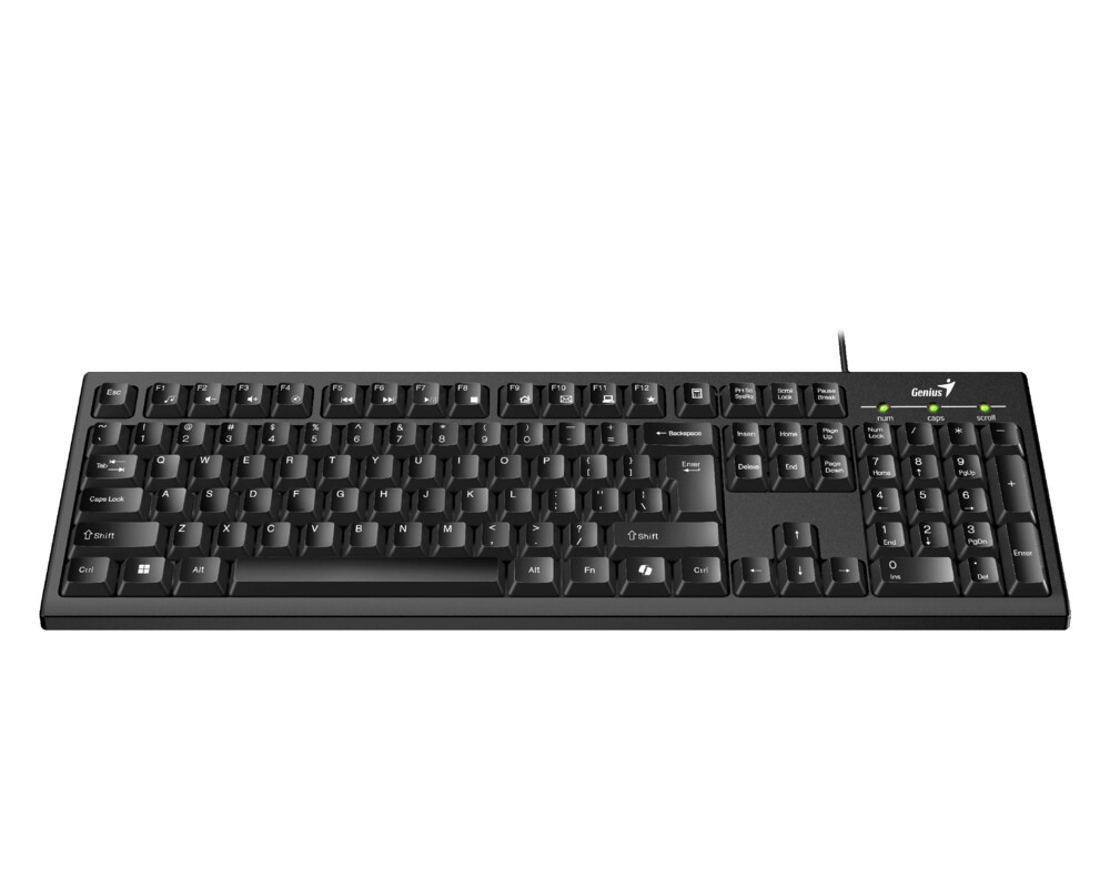 Клавиатура Genius клавиатура кирилизирана Smart Keyboard KB-100 Black - AI 10