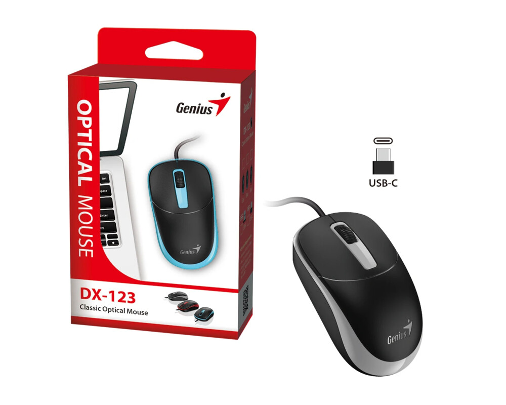 Мишка Genius DX-123 Grey - USB-C 2