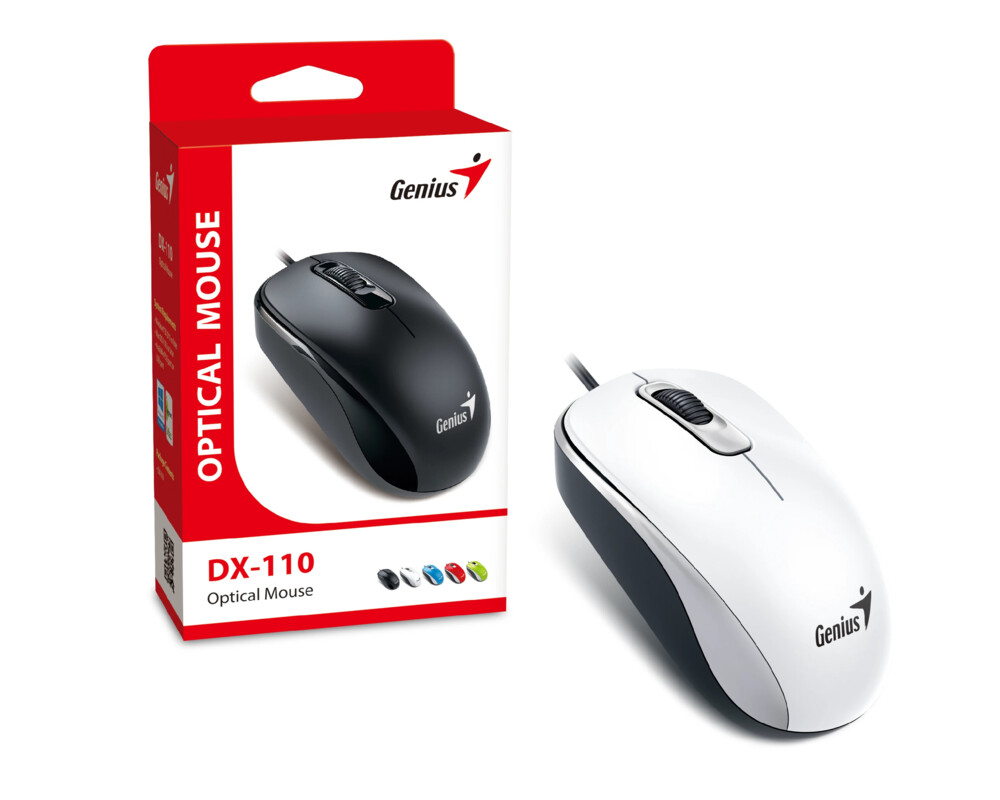 Мишка Genius DX-110 White - USB 2