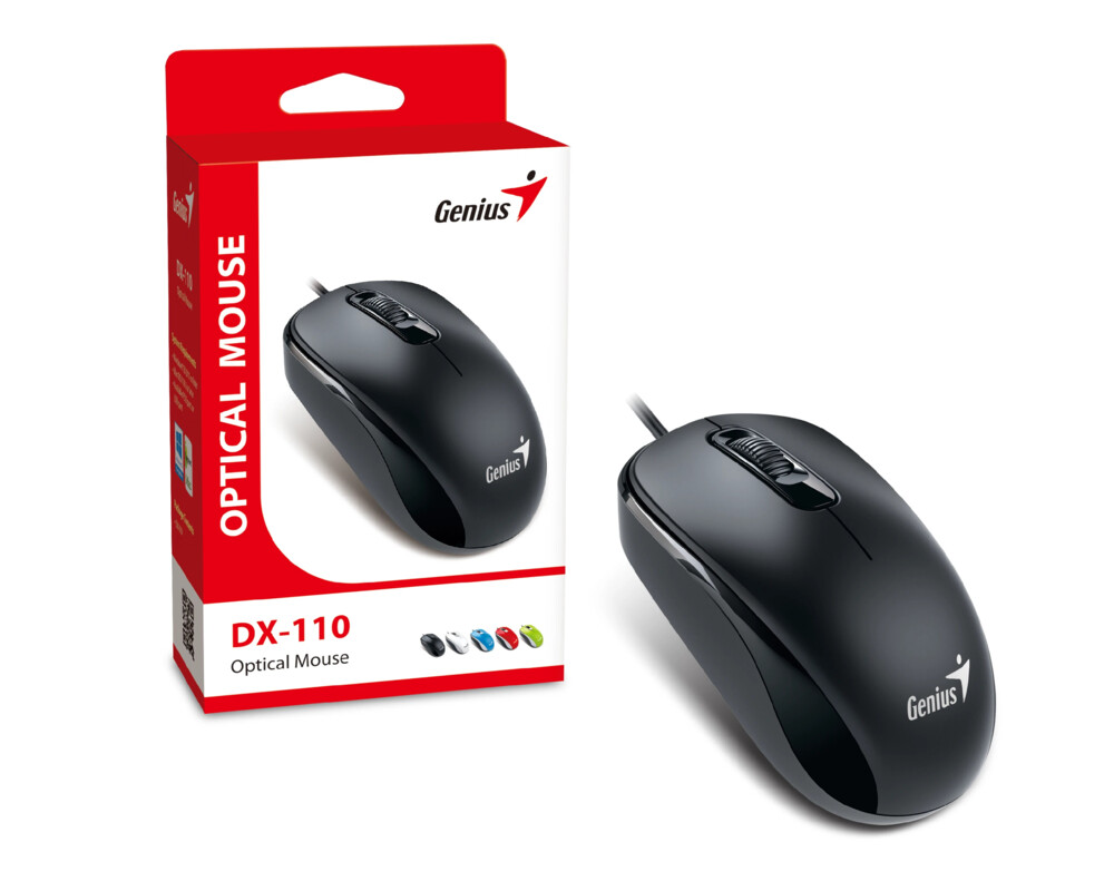 Мишка Genius DX-110 Black - USB 4