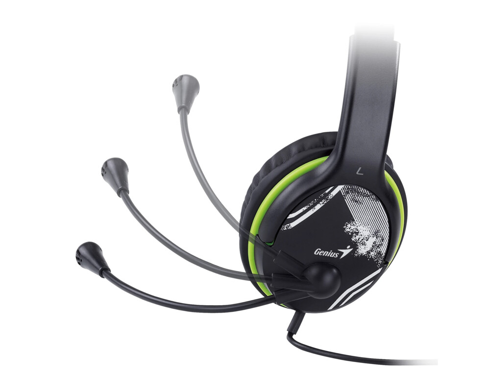 Слушалки Genius с микрофон Headset HS-400A - 3.5 mm 6