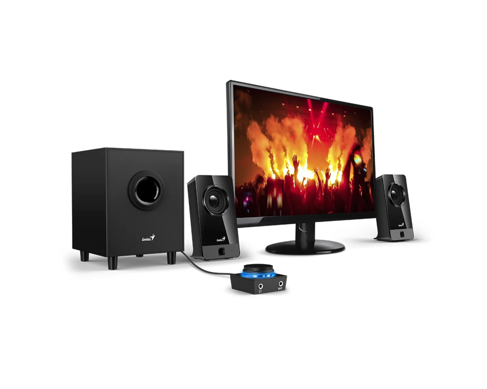 Тонколони Genius Speakers 2.1 - SW-2.1 300X - 10W RMS 2