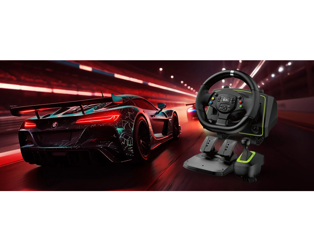 Волан Genius Racing Wheel with pedals SpeedMaster X2 - Gear shifter 4