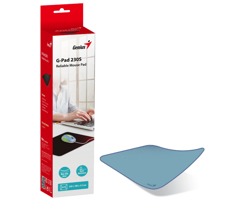 Пад за мишка Genius Mouse pad G-Pad 230S - Blue Grey 4