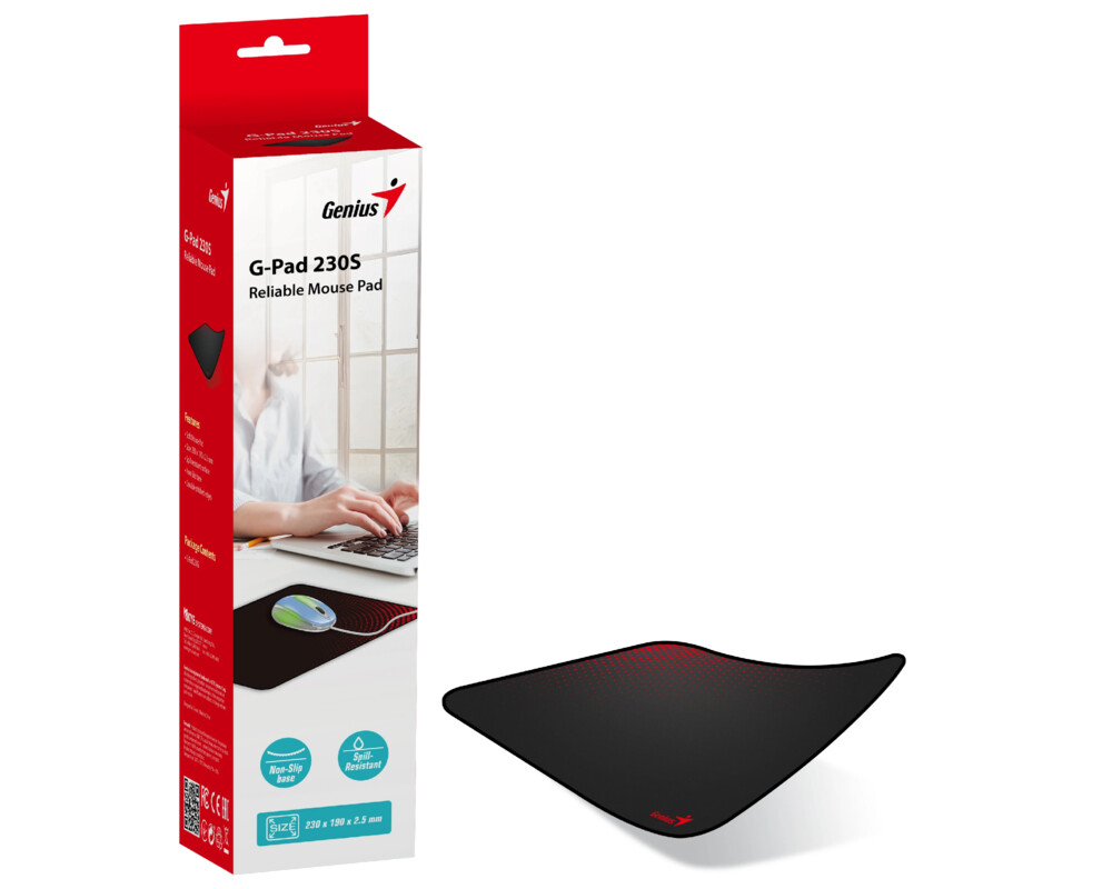 Пад за мишка Genius Mouse pad G-Pad 230S - Black 3