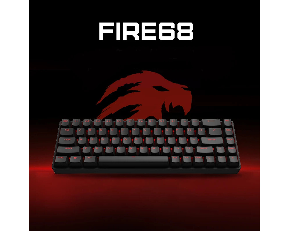 Клавиатура Madlions професионална геймърска механична клавиатура Professional Gaming Mechanical Keyboard FIRE 68 RGB - 8K 11
