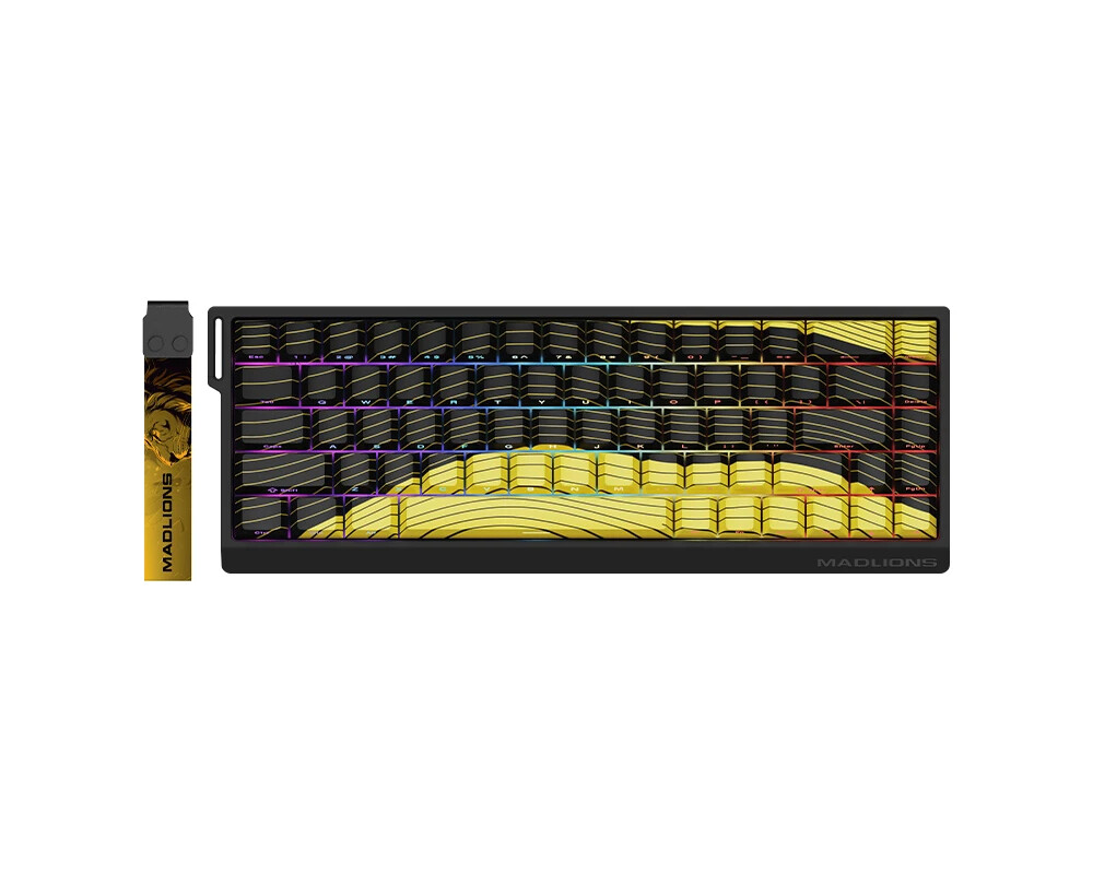 Клавиатура Madlions професионална геймърска механична клавиатура Professional Gaming Mechanical Keyboard MAD 68 HE Contour Flagship - 8K