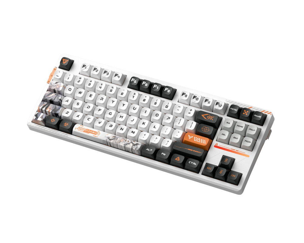 Клавиатура VGN професионална безжична геймърска механична клавиатура Wireless Professional Gaming Mechanical Keyboard - V87 PRO Diana - Aniya Switches 4