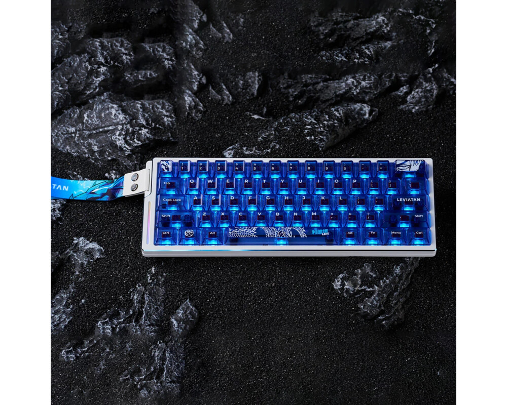 Клавиатура ATK професионална геймърска механична клавиатура Professional Gaming Mechanical Keyboard EDGE 60 HE Master Leviatan - 8K 12