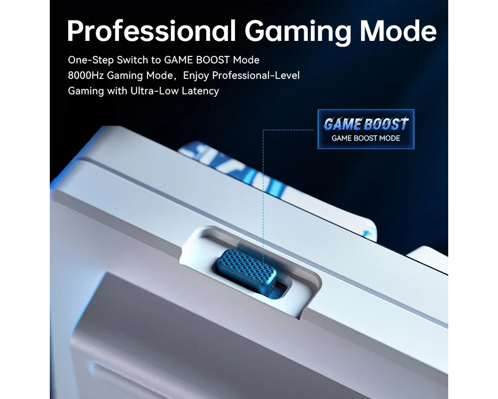 Клавиатура ATK професионална геймърска механична клавиатура Professional Gaming Mechanical Keyboard EDGE 60 HE Master Leviatan - 8K 6
