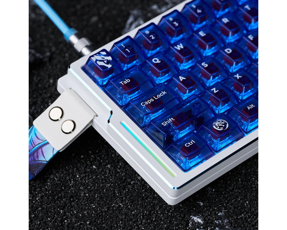 Клавиатура ATK професионална геймърска механична клавиатура Professional Gaming Mechanical Keyboard EDGE 60 HE Master Leviatan - 8K 10