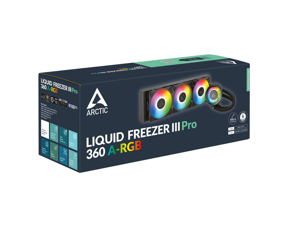 Охладител за процесор Arctic Liquid Freezer III Pro 360 A-RGB... 6
